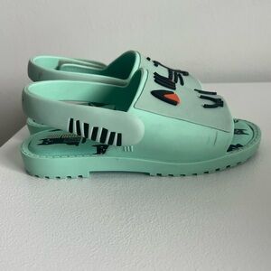 MINI MELISSA blue cat sandal